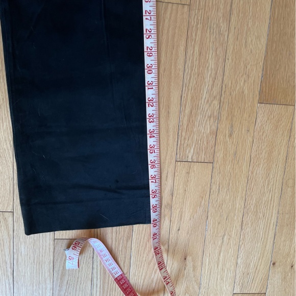 Lily Pulitzer suede washable black high waisted pants NWT size 6 - Picture 12 of 16